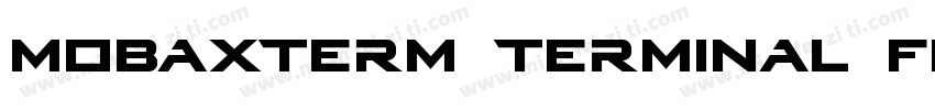 MobaXterm terminal font字体转换